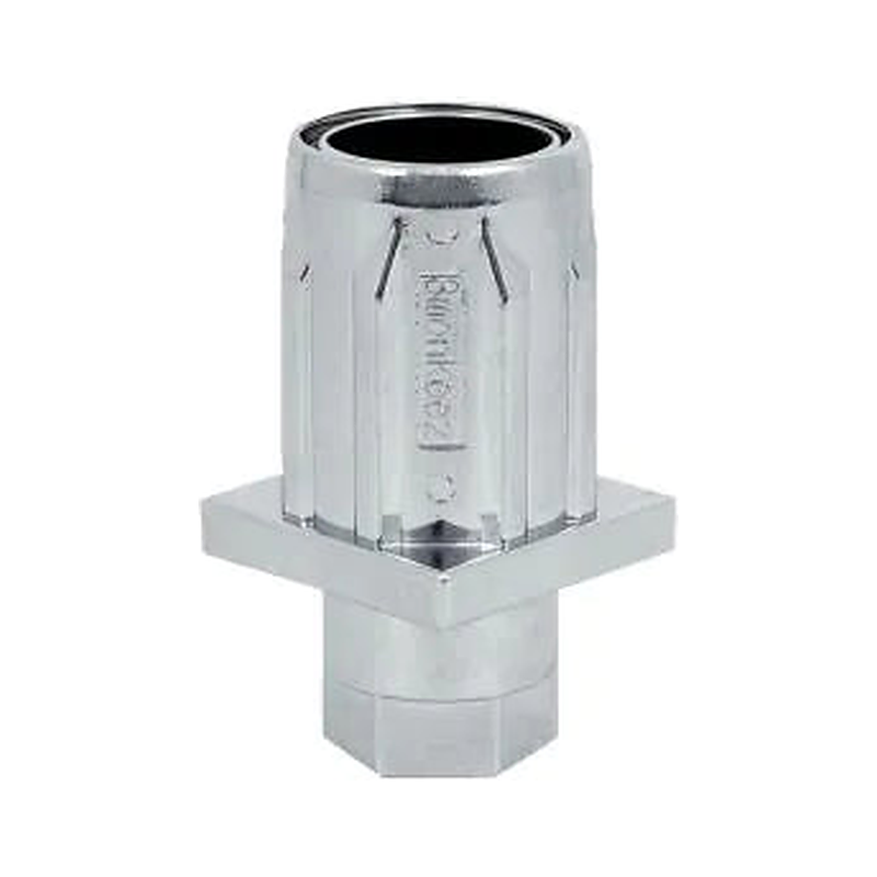 3monkeez FH-28 Zinc Die-Cast Chrome Plated Adjustable Hex Foot To Suit Square Tube - Suit 38mm Tube