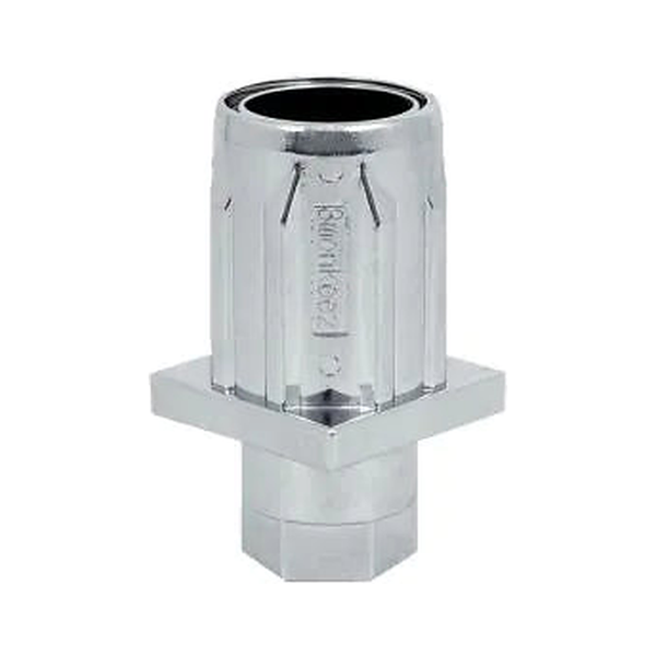 3monkeez FH-28 Zinc Die-Cast Chrome Plated Adjustable Hex Foot To Suit Square Tube - Suit 38mm Tube
