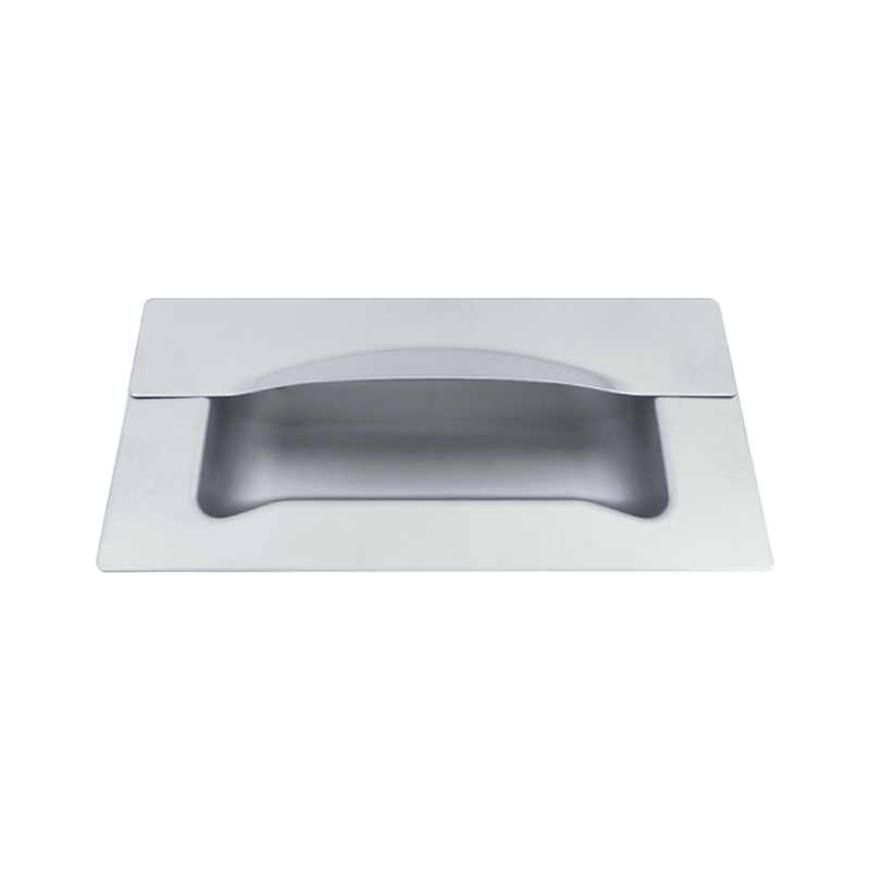 3monkeez FH-44 Stainless Steel Drawer Pull, Flush Mount Type With Grip, 120mm x 62mm