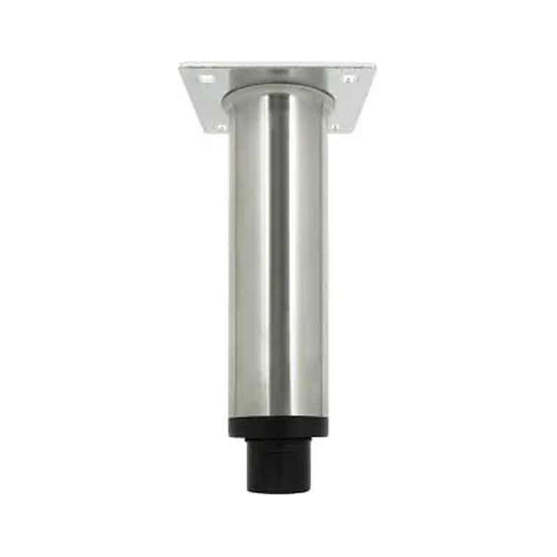 3monkeez FH-49-Z/P Stainless Steel Adj, Leg With Mounting Plate, 249mm-277mm O/A Height - Z/P Plate