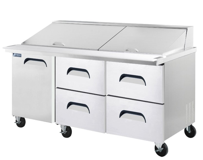 Fresh Refrigeration FMU-72-D2 | Megatop Sandwich Prep Table | Drawer