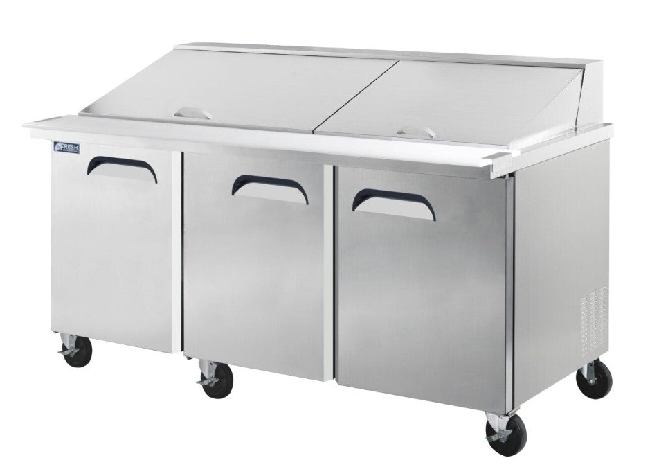 Fresh Refrigeration FMU-72 | Megatop Sandwich Prep Table | Salad Preparation Fridge
