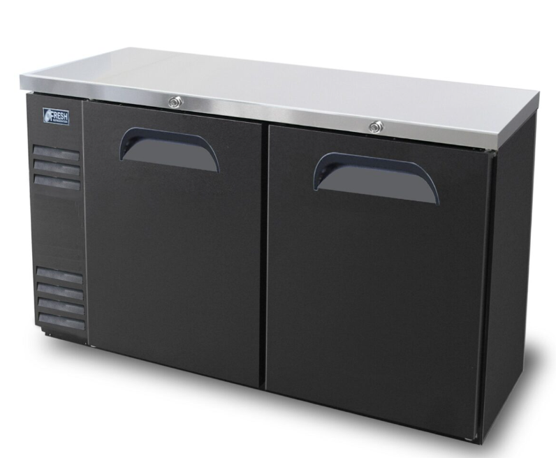 Fresh Refrigeration FNB-60B | Narrow Back Bar | Solid Door| Back Bar Cooler | Back Bar Refrigerator
