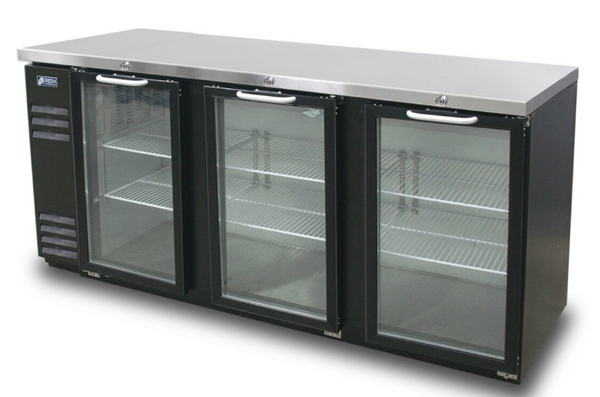Fresh Refrigeration FNB-72BG | Narrow Back Bar | Glass Door| Back Bar Cooler | Back Bar Refrigerator