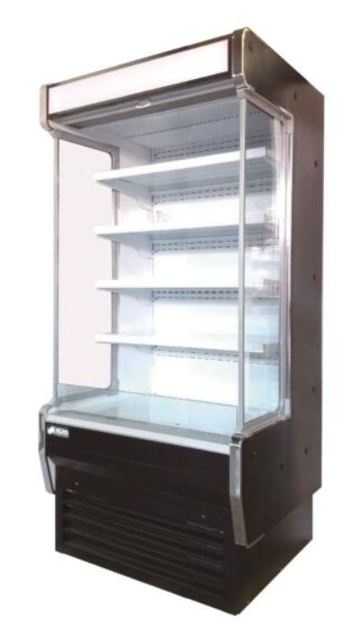 Fresh Refrigeration FOD-36VG | Vertical Open Air Display | Glass Side | Open Display Fridge