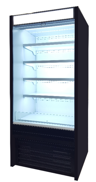Fresh Refrigeration FOD-36VS | Vertical Open Air Display | Solid Side | Open Display Fridge