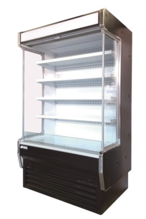 Fresh Refrigeration FOD-48VG | Vertical Open Air Display | Glass Side | Open Display Fridge