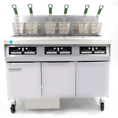 FryMaster FPH355C-FD-NG I Gas Fryer I High Efficiency I Filtration Model I Gas Fryer Commercial I 3 Full Pot I Gas Deep Fryer