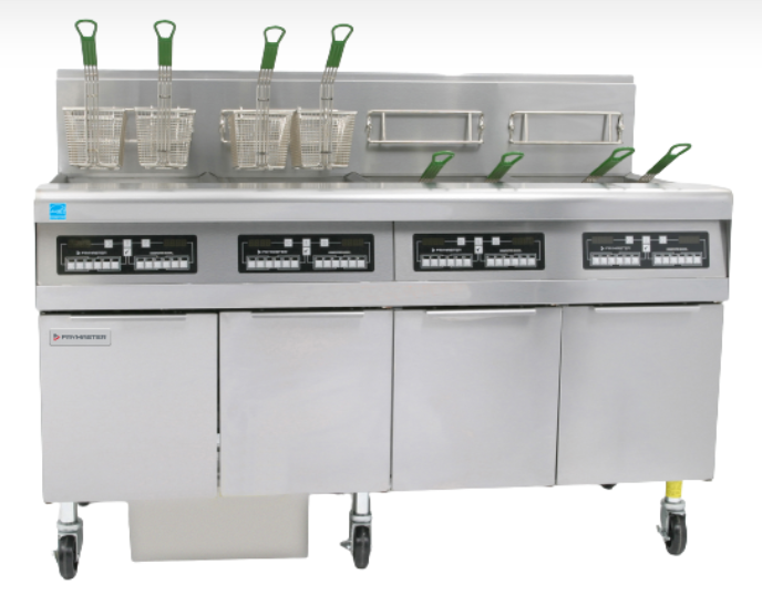 Gas Fryer, FryMaster, FPH455-2C-FD, Filtration Model, 3 Full Pot, 2 Split Pot
