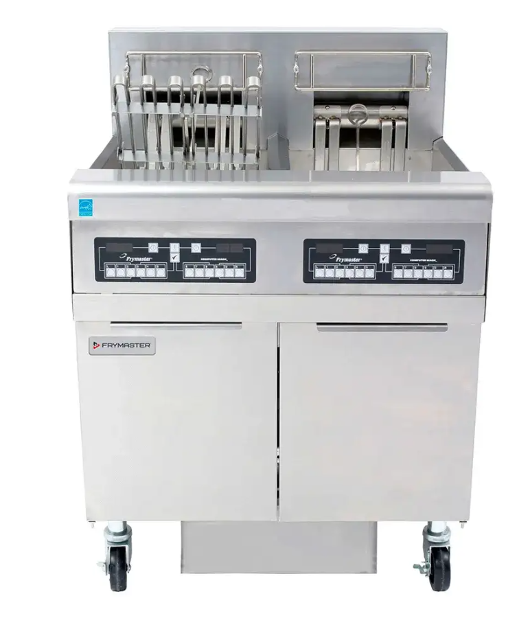 Electric Fryer, FryMaster, FPRE214C-FD, Electric Fryer, Built In Filtration, 2 Full Pot, Computer Controller
