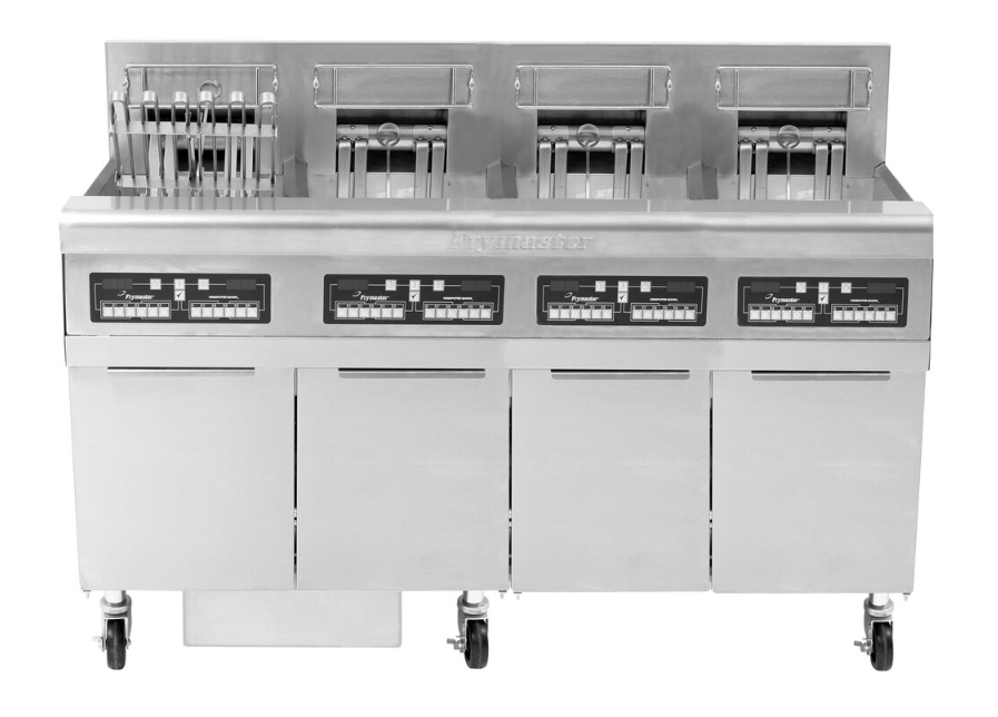 Electric Fryer, FryMaster, FPRE414C-FD, Electric Fryer, Built In Filtration, 4 Full Pot, Computer Controller
