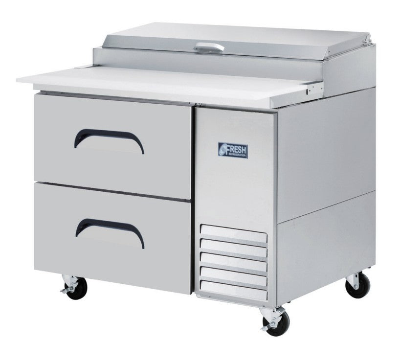 Fresh Refrigeration FPT-44-D2 | Pizza Prep Table | Prep Table Pizza