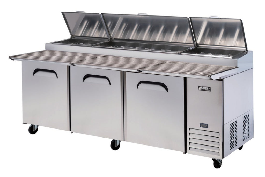 Fresh Refrigeration FPT-93G | Pizza Prep Table | Grill Top | Pizza Prep