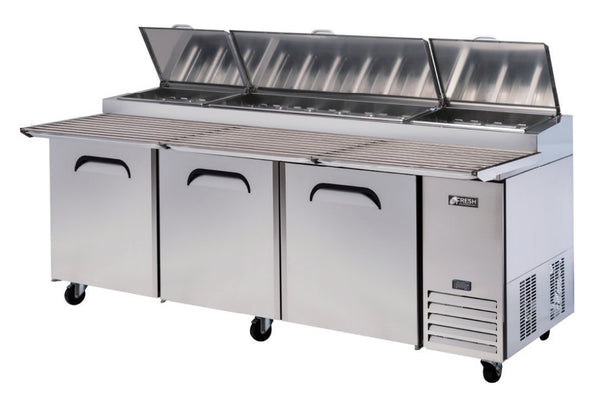 Fresh Refrigeration FPT-93G | Pizza Prep Table | Grill Top | Pizza Prep
