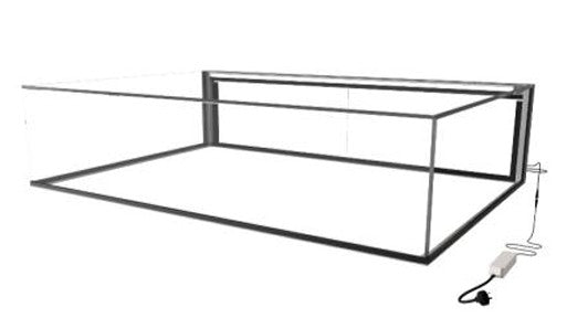 Festive SAB12 | Frameless Ambient Box | 1200 cabinet | Chilled Food Display | Standalone Frameless Ambient Box