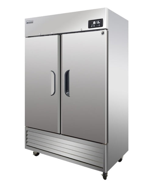 Fresh Refrigeration FRB-49RS | Bottom Mount Upright | 2 Doors | Upright Fridge