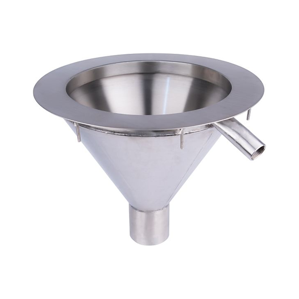 3monkeez FRSC-DI450-316 Inset Conical Flushing Rim Sink, Bowl - 450mmDia x 300mmH O/A 570mmDia, 25mmDia, Flushing Rim with 25mm BSP Inlet - 316 Grade