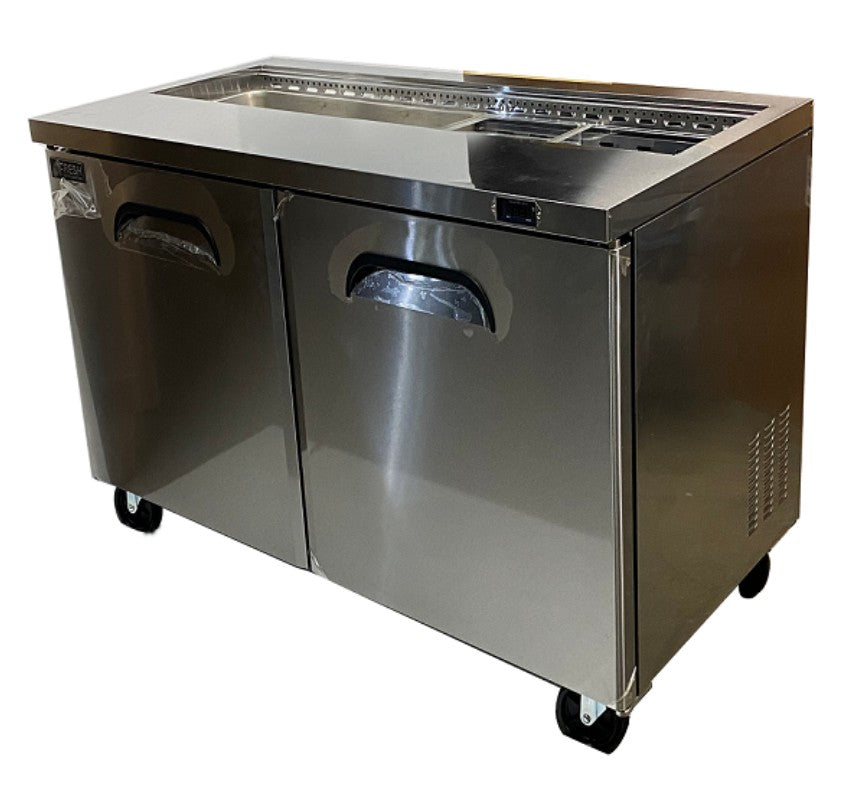 Fresh Refrigeration FST-48 | Slide Top Prep Table