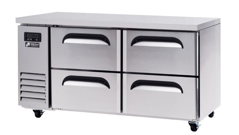 Fresh Refrigeration FT-1500F-D2 | Underbench Freezer | Side Mount Under Counter | Commercial Freezer | Drawer