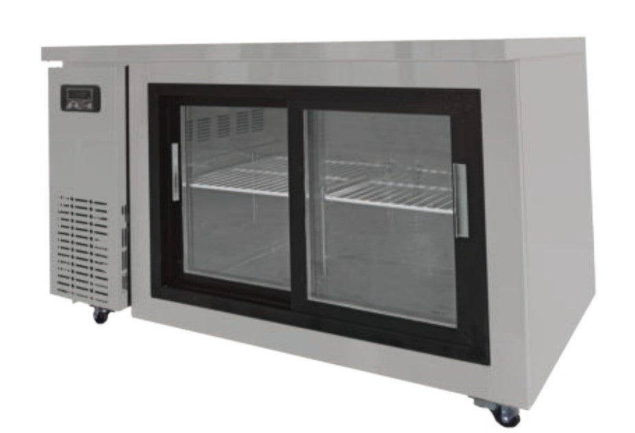 Fresh Refrigeration FT-1500R-SL | Side Mount Under Counter | Sliding Door | Underbench Fridge