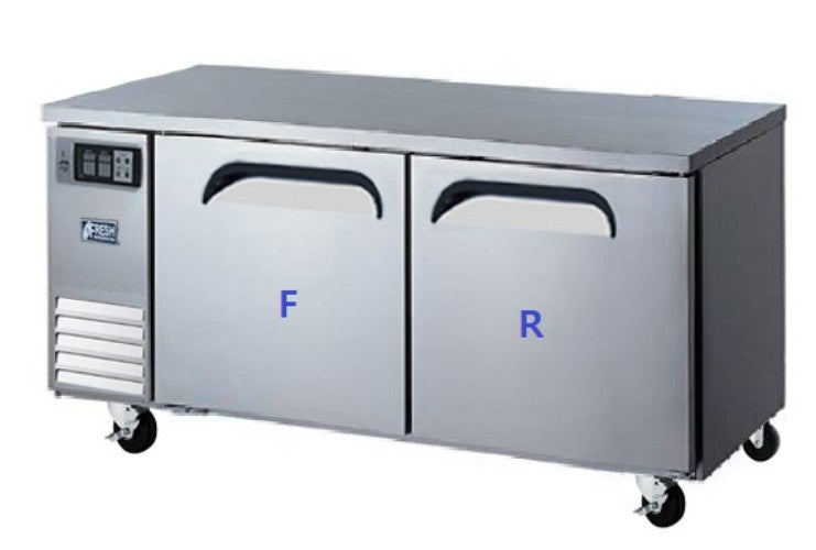 Fresh Refrigeration FT-1500RF | Side Mount Under Counter | Dual Temp | Underbench Freezer Fridge