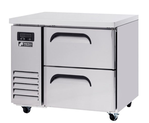 Fresh Refrigeration FT-900F-D2 | Underbench Freezer | Side Mount Under Counter | Commercial Freezer | Drawer