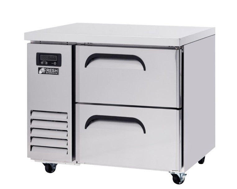 Fresh Refrigeration FT-900R-D2 | Underbench Fridge | Side Mount Under Counter | Drawer