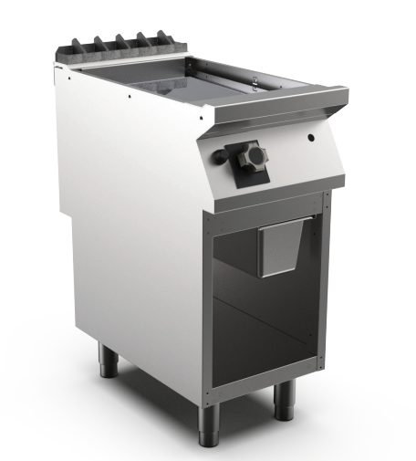 Freestanding Gas Frytop, Mareno, FT94GLCG, Gas Griddle, Chrome, Gas Fryer