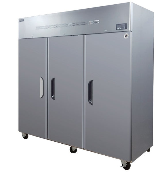 Fresh Refrigeration FTM-72RS | High Top Mount Upright | 3 Doors | Upright Fridge