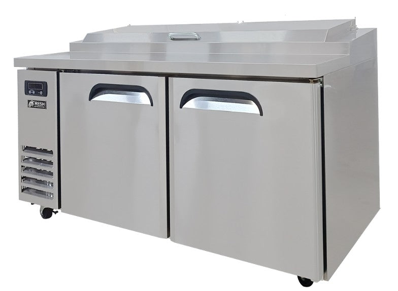 Fresh Refrigeration FTT-1200 | Narrow Pizza Prep Table | Prep Table Pizza