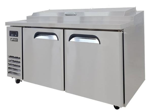 Fresh Refrigeration FTT-1200 | Narrow Pizza Prep Table | Prep Table Pizza