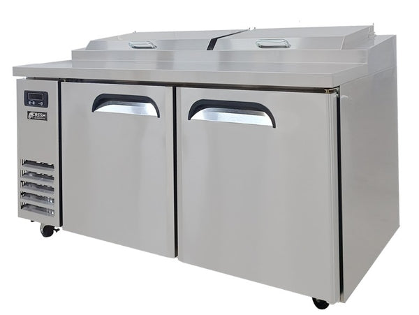 Fresh Refrigeration FTT-1500 | Narrow Pizza Prep Table | Prep Table Pizza