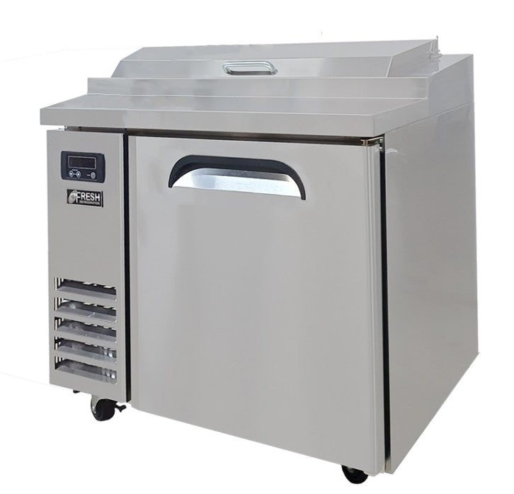 Fresh Refrigeration FTT-900 | Narrow Pizza Prep Table | Prep Table Pizza
