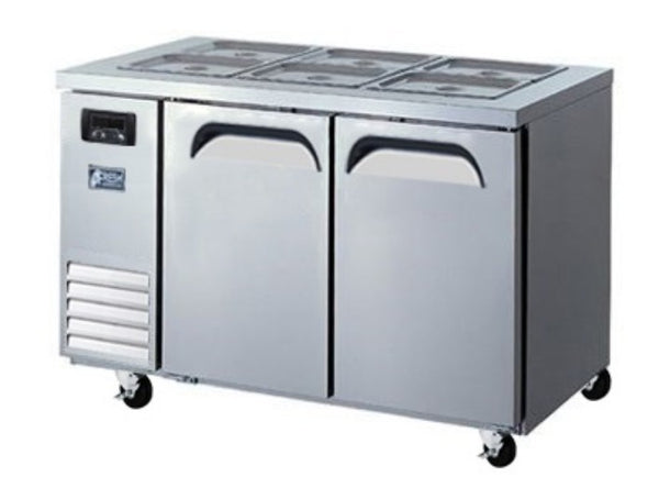 Fresh Refrigeration FTTB-1200R | Open Air Salad Table | Salad Prep Table