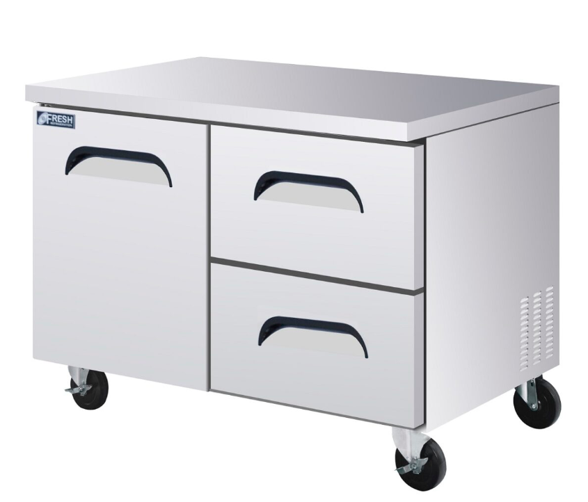 Fresh Refrigeration FUR-48-D2 | Rear Mount | Under Counter | Fridge | Underbench Fridge | Drawer