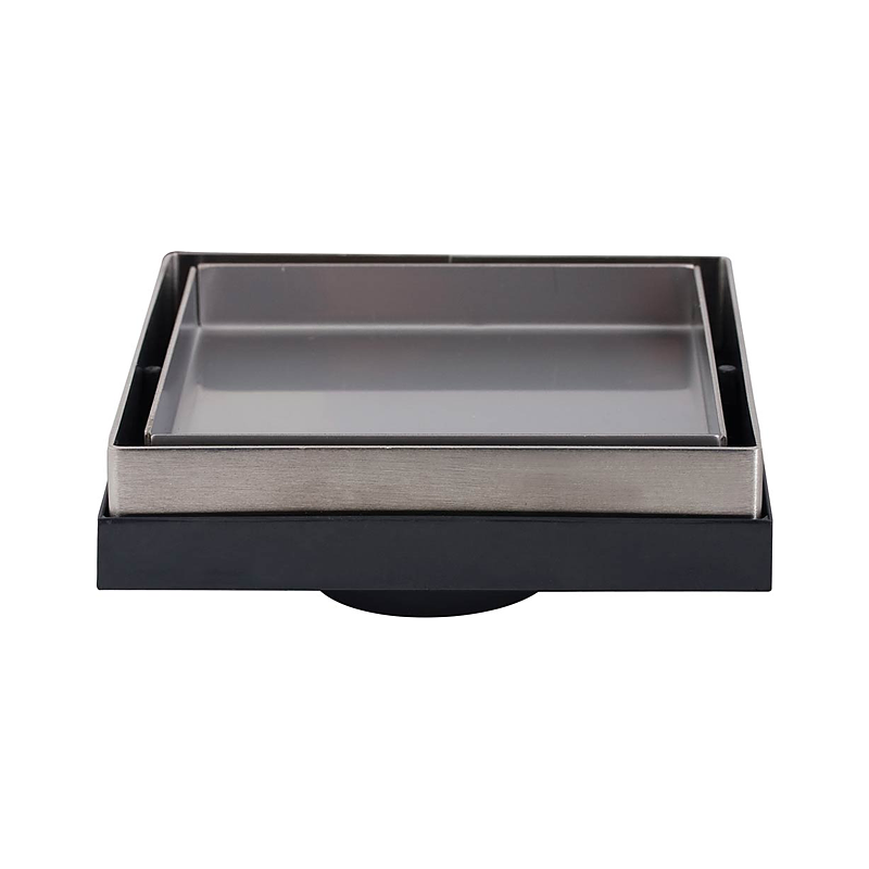3monkeez FW-100TI-50 Tile Insert Point Drain 100mmL x 100mmW x 28.5mmH, 50mm Centre Outlet