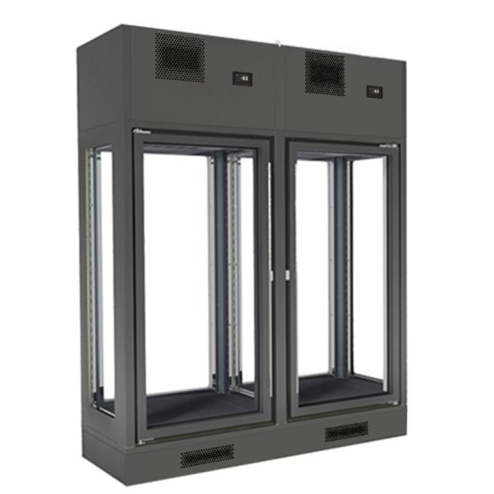 Wine Cellar Cooling Unit, F.E.D, FWC-2602-2WB, Fagor, 2 Doors, Black Wall-Mounted, Ventilated System