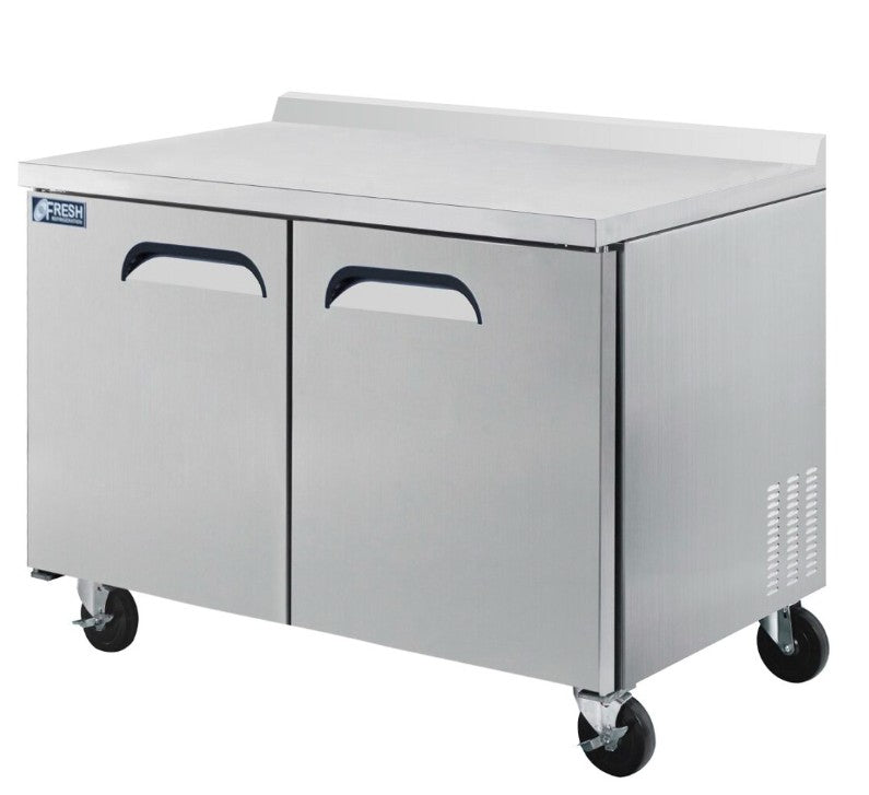 Fresh Refrigeration FWR-48 | Worktop Refrigerator | 2 Solid Doors | Fridge