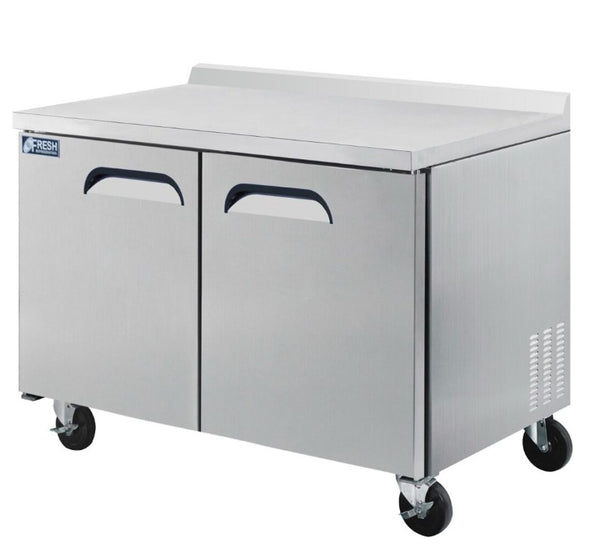 Fresh Refrigeration FWR-48 | Worktop Refrigerator | 2 Solid Doors | Fridge