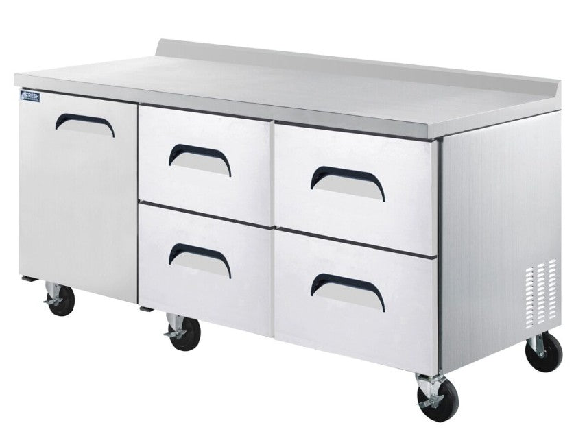 Fresh Refrigeration FWR-72-D6 | Worktop Refrigerator | Worktop Drawer | Fridge