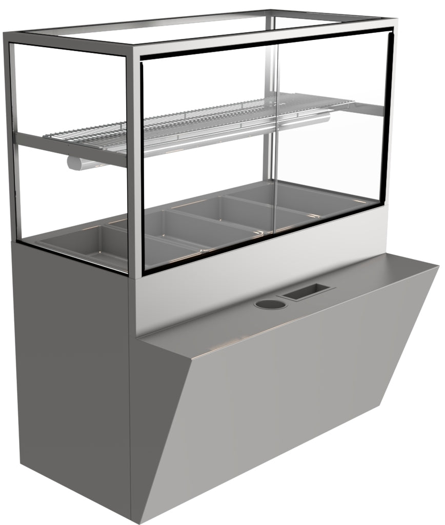 Festive BB20| Baker Bain Marie 2045 | 6 Pan | Floorstanding | Bain Marie Cabinet | Food Display Cabinet |Commercial Food Display
