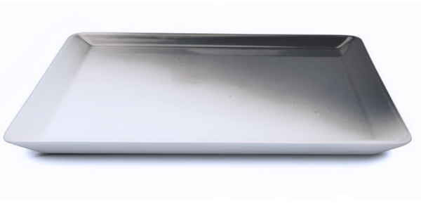 Figgjo FG-2117HHSKYSV | Buffet GN 1/1 | Rectangular Platter | White | W Skygge Spray in Black | 53 x 32.5 x 1.8H CM