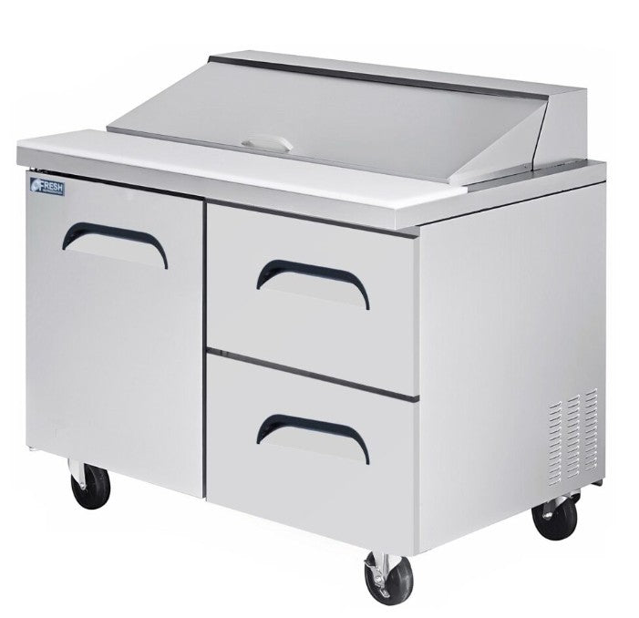 Fresh Refrigeration FSU-48-D2 | Salad & Sandwich Prep Table | Drawer