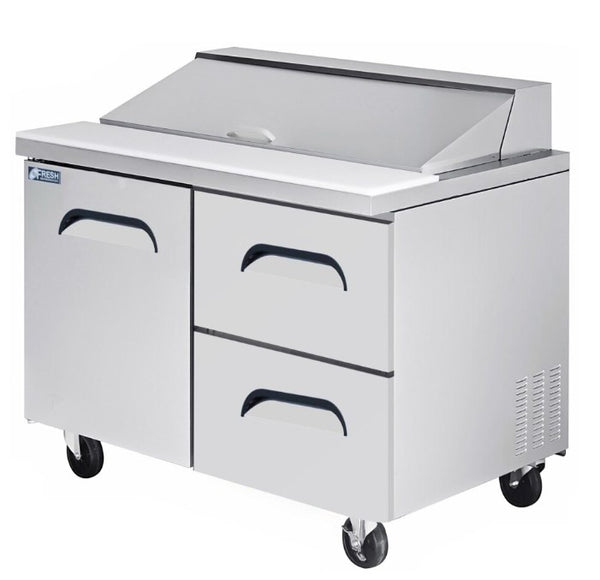 Fresh Refrigeration FSU-48-D2 | Salad & Sandwich Prep Table | Drawer