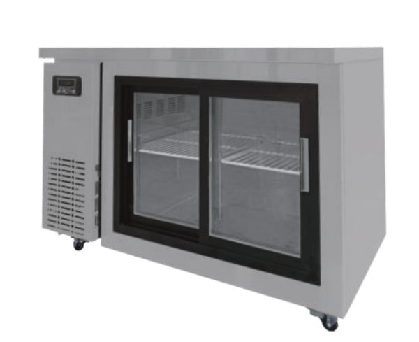 Fresh Refrigeration FT-1200R-SL | Side Mount Under Counter | Sliding Door | Underbench Fridge
