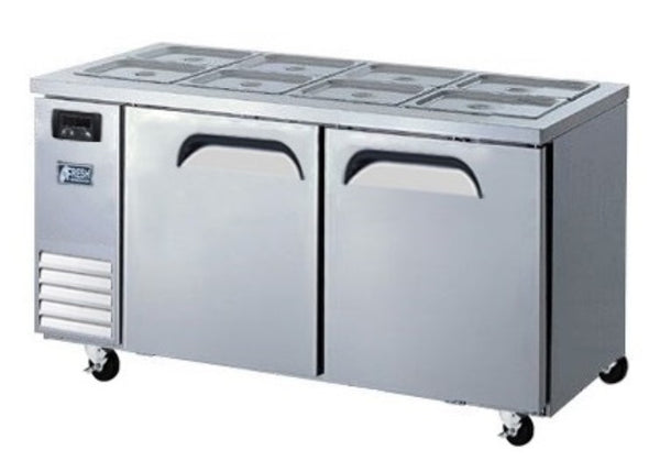 Fresh Refrigeration FTTB-1500R | Open Air Salad Table | Salad Prep Table