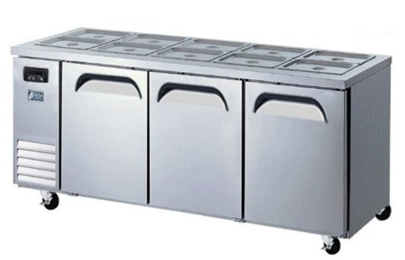 Fresh Refrigeration FTTB-1800R | Open Air Salad Table | Salad Prep Table
