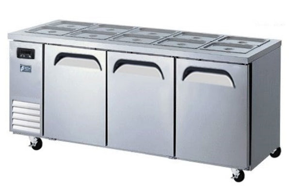 Fresh Refrigeration FTTB-1800R | Open Air Salad Table | Salad Prep Table