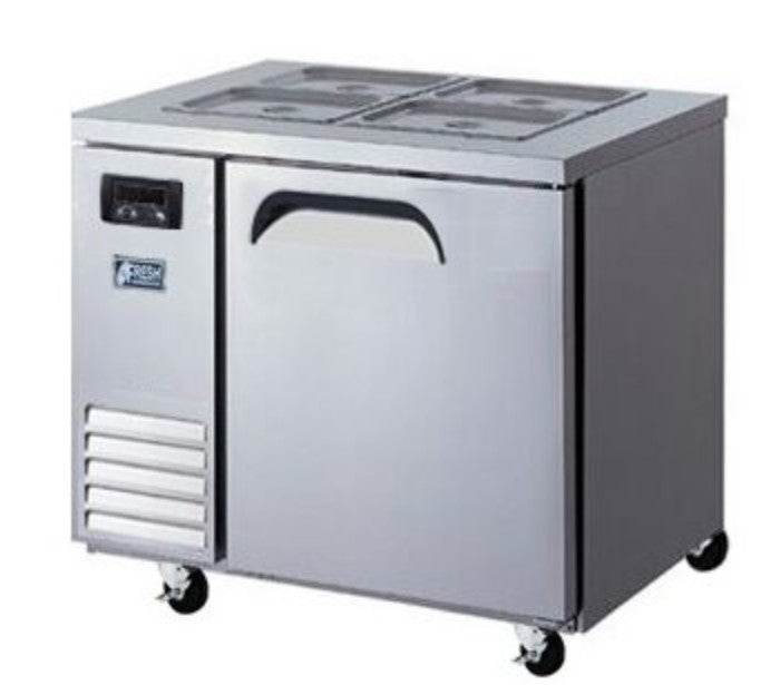 Fresh Refrigeration FTTB-900R | Open Air Salad Table | Salad Prep Table