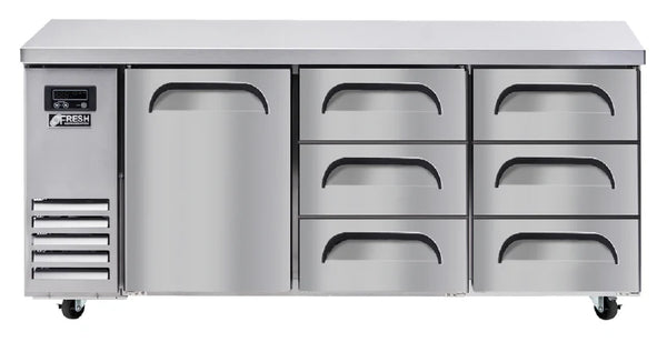 Fresh Refrigeration FDU-18-SDD | 3 Drawer Underbench | Underbench Fridge Drawer